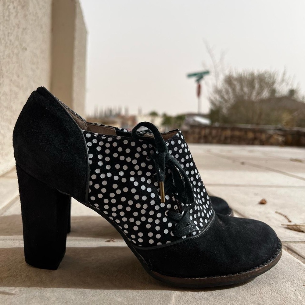 Farylrobin Suede Heels from Anthropologie